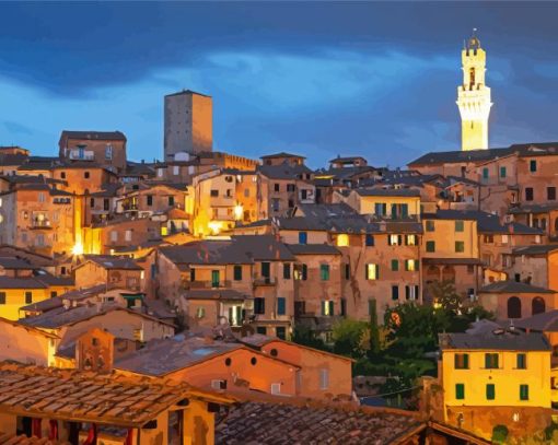 Siena City Italy Diamond Painting