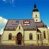 St Marks Church Zagreb Diamond Painting