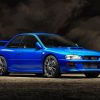 Subaru Impreza Blue Car Diamond Painting