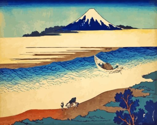 Tama River Katsushika Hokusai Diamond Painting