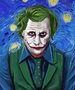 The Joker Starry Night Diamond Painting