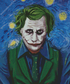 The Joker Starry Night Diamond Painting