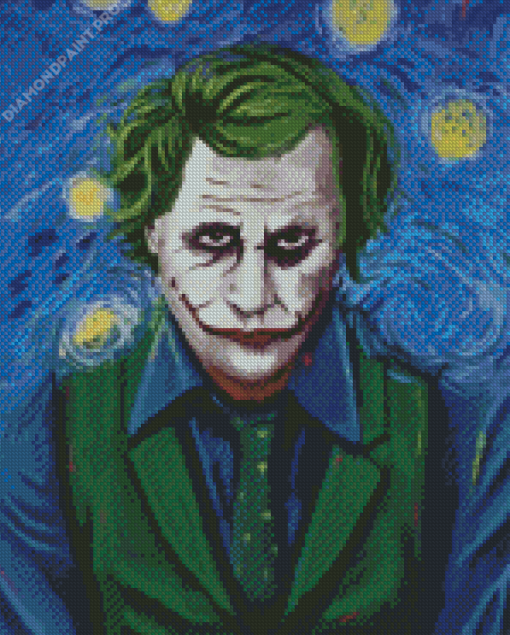 The Joker Starry Night Diamond Painting