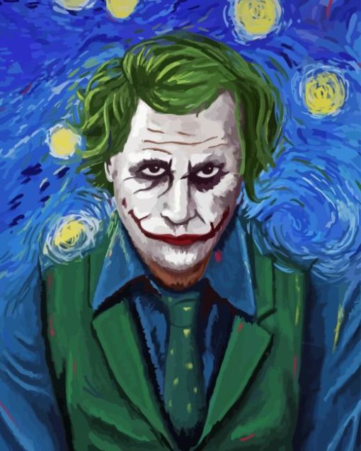 The Joker Starry Night Diamond Painting