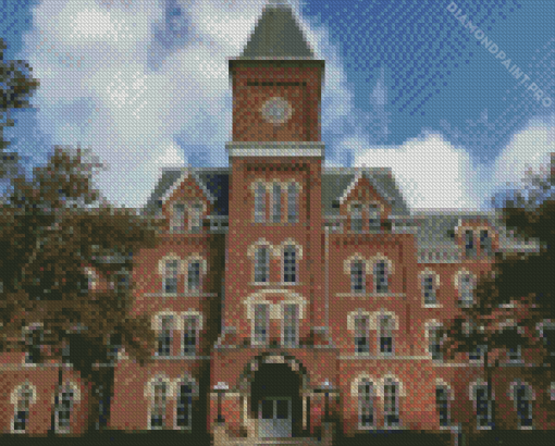 University Hall Ohio State University Diamond Painting