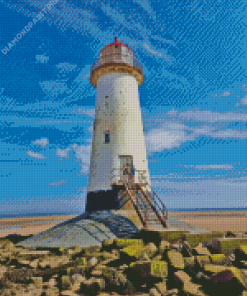 Wales Talacre Lighthouse Diamond Painting