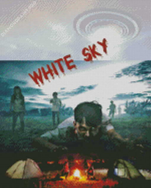 White Sky Poster Diamond Painting