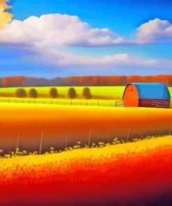 Autumn Field Diamond Painting