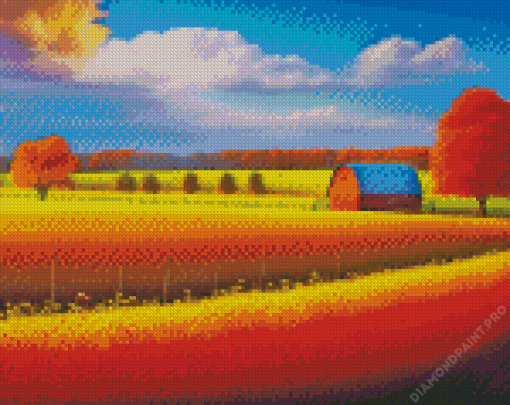 Autumn Field Diamond Painting