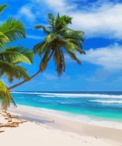 Beautiful Cancun Beach Landscape Diamond Painting