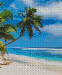 Beautiful Cancun Beach Landscape Diamond Painting