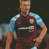 Ben Mee Burnley Fc Team Player Diamond Painting