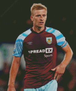 Ben Mee Burnley Fc Team Player Diamond Painting