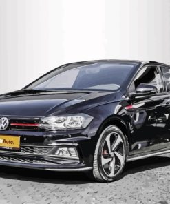 Black Vw Polo Gti Car Diamond Painting