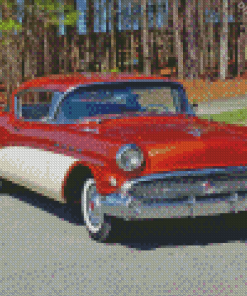 Brown 1957 Buick Diamond Painting