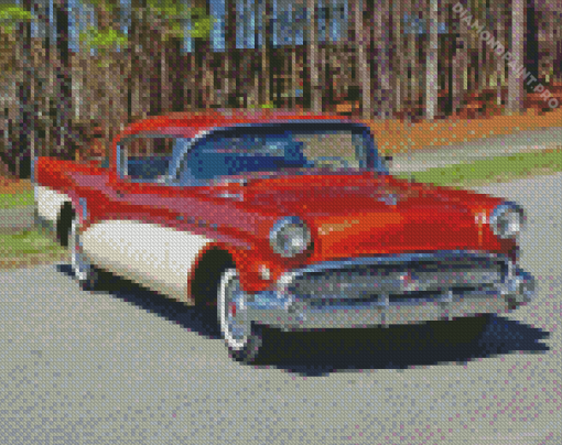 Brown 1957 Buick Diamond Painting