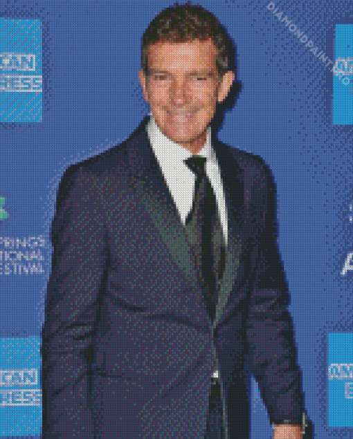 Classy Antonio Banderas Diamond Painting