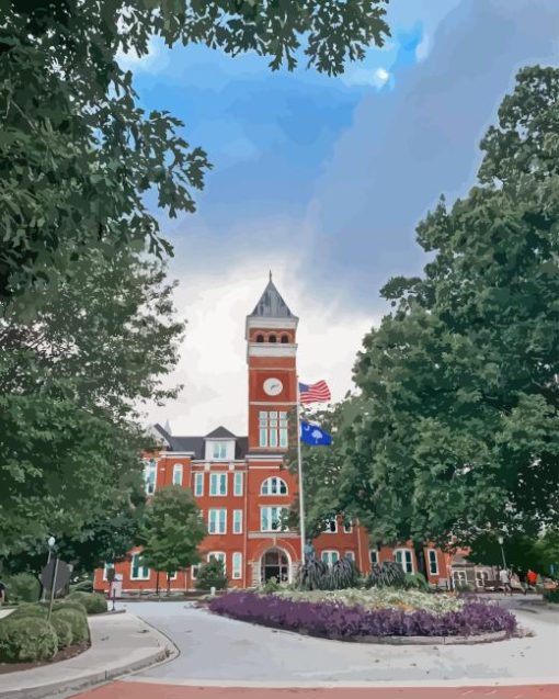 Clemson University SC Diamond Painting