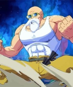 Dragon Ball Fighter Master Roshi Diamond Painting