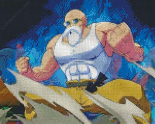 Dragon Ball Fighter Master Roshi Diamond Painting