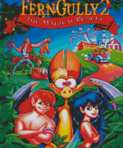 Ferngully Film Poster Diamond Painting