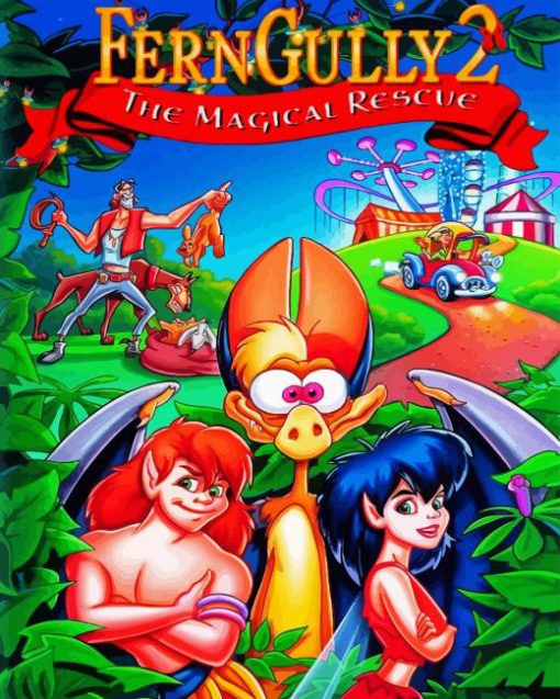 Ferngully Film Poster Diamond Painting