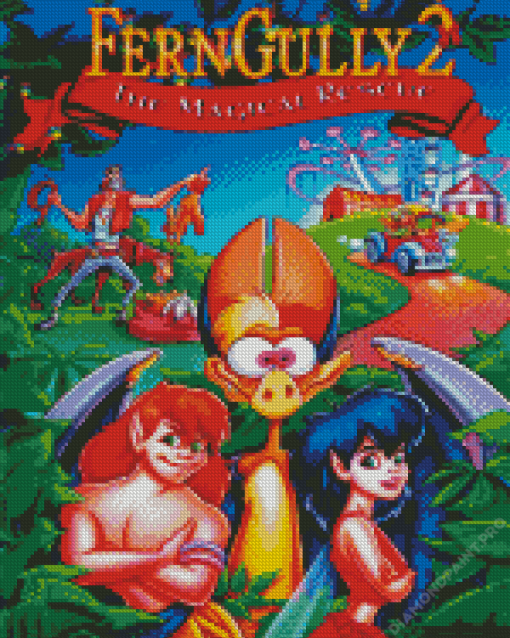 Ferngully Film Poster Diamond Painting