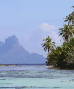 French Polynesia Island Tahaa Diamond Painting