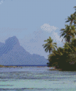 French Polynesia Island Tahaa Diamond Painting