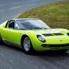 Green Lamborghini Miura Diamond Painting