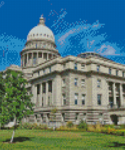 Idaho State Capitol Boise City Diamond Painting