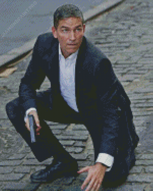 Jim Caviezel As John Reese Diamond Painting