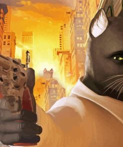 John Blacksad Character Diamond Painting