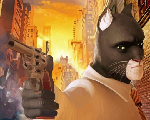 John Blacksad Character Diamond Painting