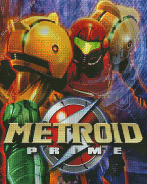 Metroid Prime Game Diamond Painting