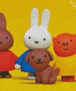 Miffy And His Friends Diamond Painting