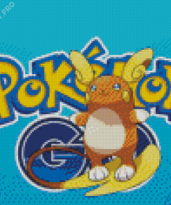 Raichu Pokemon Poster Diamond Painting