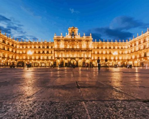 Salamanca City Hall Spain Diamond Painting