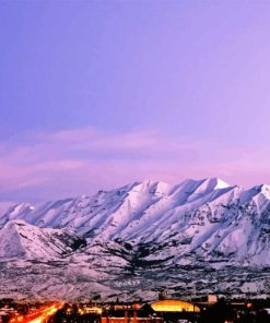 Snowy Timpanogos Mount Diamond Painting