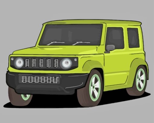 Suzuki Jimny Art Diamond Painting