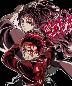 Tanjiro And Yoriichi Art Diamond Painting