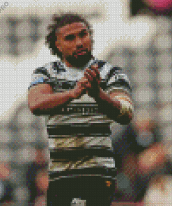 Tevita Satae Hull FC Rugby Player Diamond Painting