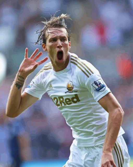 The Spanish Footballer Michu Diamond Painting