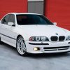 White BMW E39 Car Diamond Painting