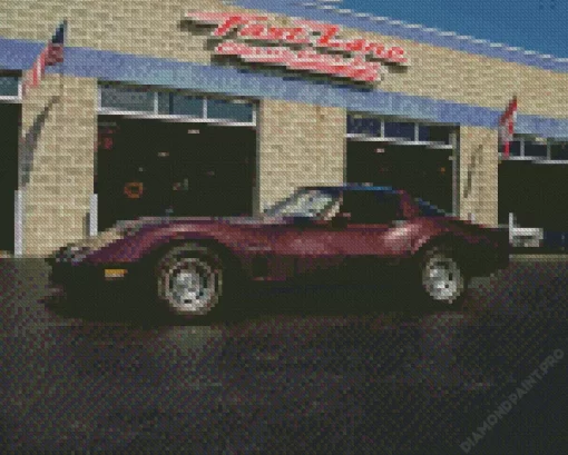 1982 Corvette Car Diamond Painting