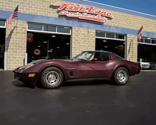 1982 Corvette Car Diamond Painting