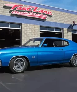 Blue 1971 Chevelle Diamond Painting