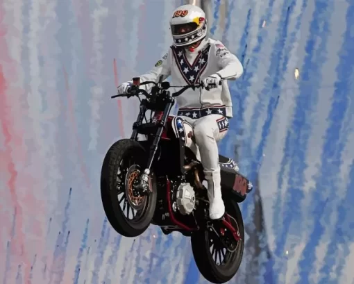 Evel Knievel Jump Diamond Painting