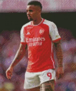 Gabriel Jesus Football Player Diamond Painting