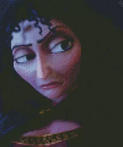 Gothel Close Up Character Diamond Painting